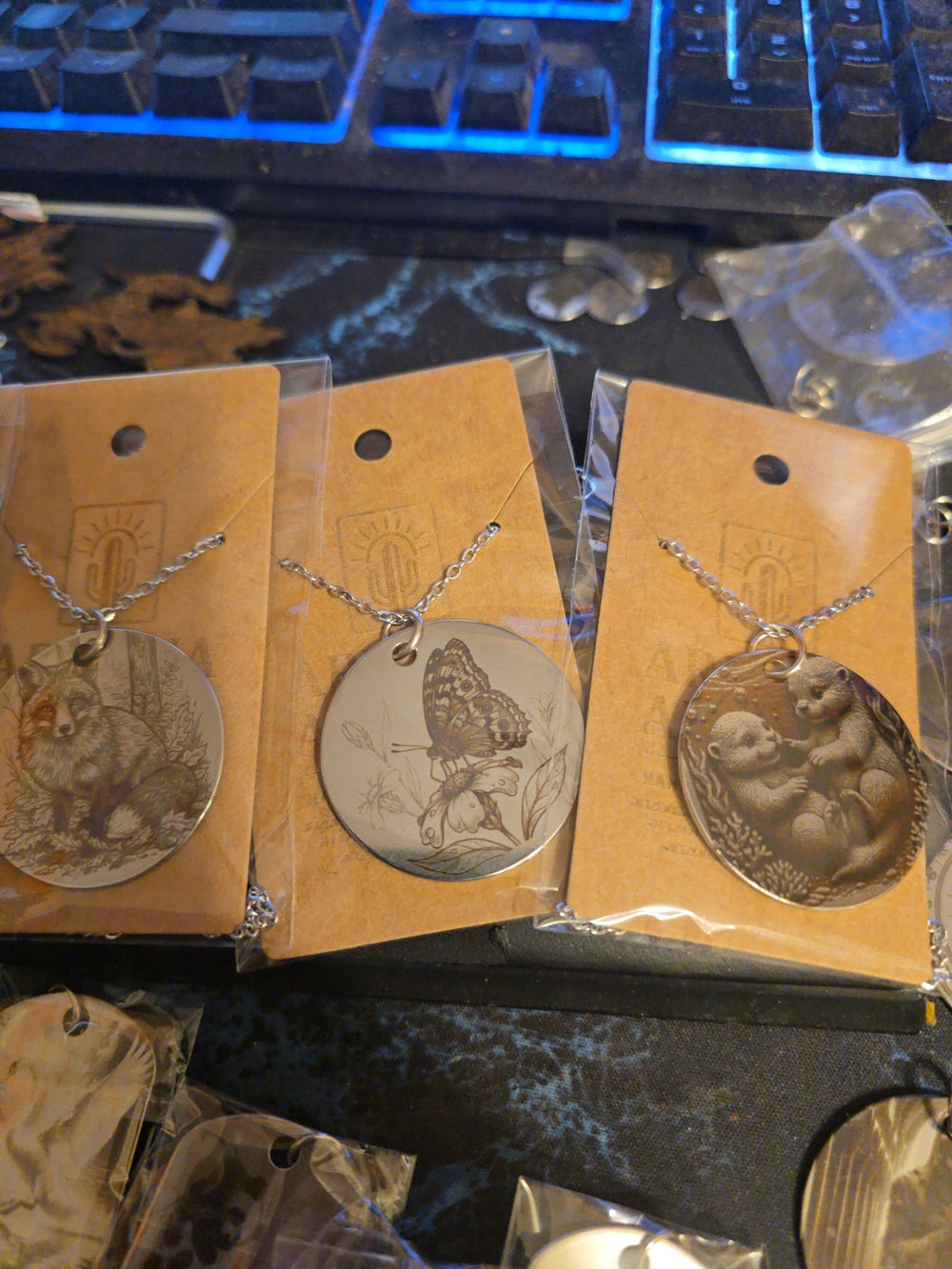Engraved Pendant Necklace – Personalized Stainless Steel