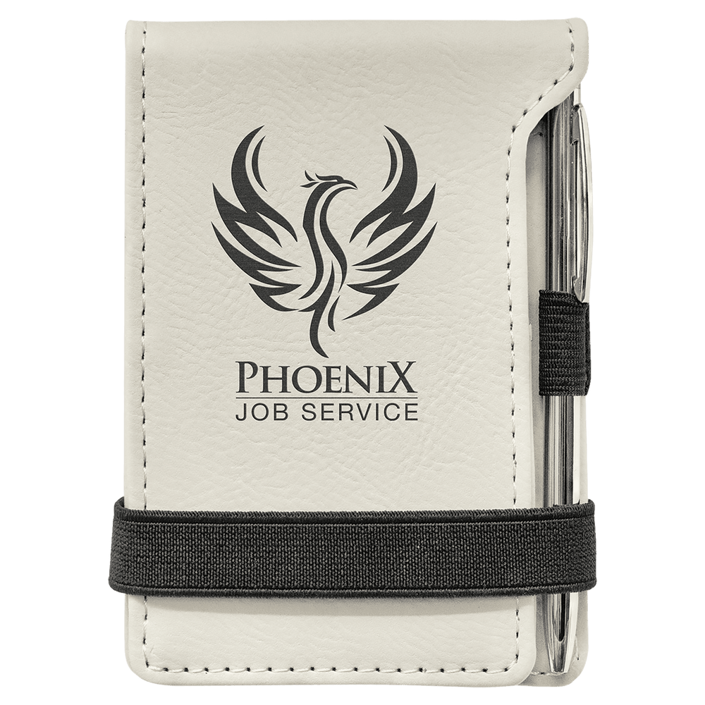 Engraved Notepad & Pen Set – Personalized Memo Holder
